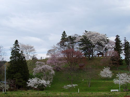 浮牛城址の風景