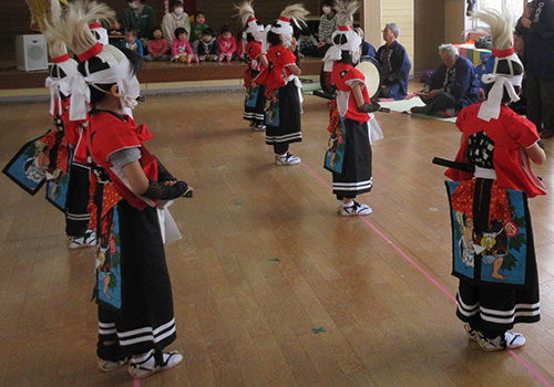 口内保育園「刀納め」