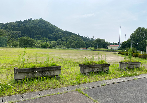 旧口内小校庭の現状