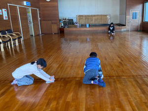 交流センター掃除