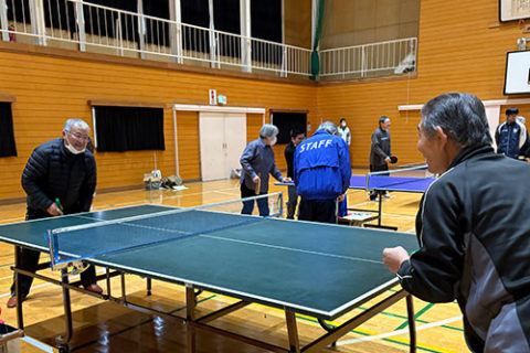 口内町ふれあい卓球大会