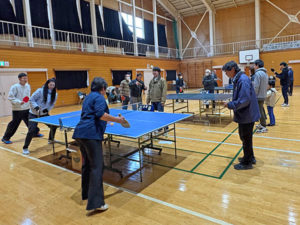 口内町ふれあい卓球大会