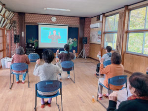 ウォーキング教室と食事指導会