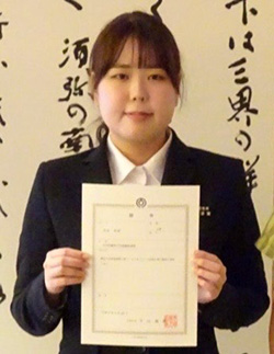 北上からの帰任辞令交付式より